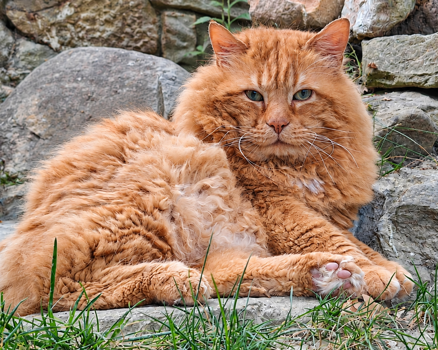 Sunny se repose en plein air